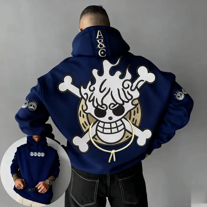 Sweat-shirt à capuche surdimensionné pour homme et femme