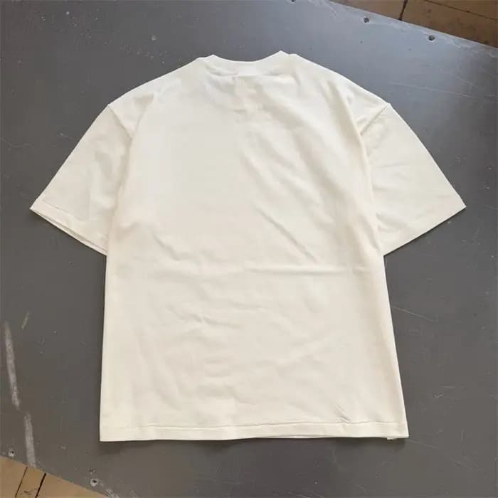 S'asseoir. Taisez-vous. Attendez. T-shirt Saint Vintage style streetwear coupe ample pour hommes et femmes
