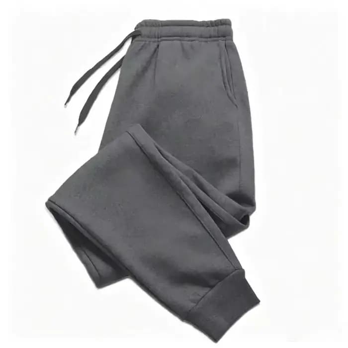 Pantalon de jogging pour homme de haute qualité avec cordon de serrage, couleur unie, toutes saisons, pour la maison, l'extérieur, décontracté, sportif, collection 2025, vêtements pour homme