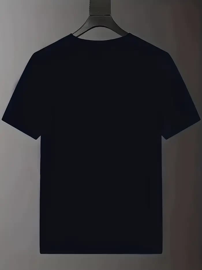 T-shirt noir minimaliste pour homme