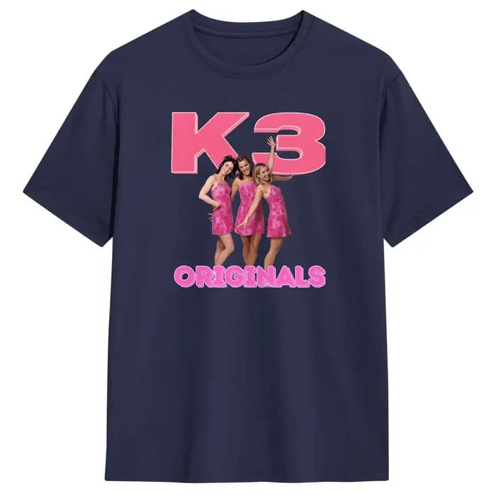 T-shirt K3 Studio100 2026 en coton pour homme – Nouveauté décontractée et douce à manches courtes –