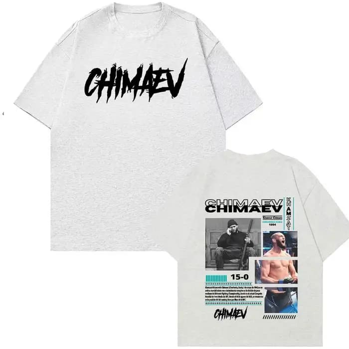 Khamzat Chimaev couverture graphique T-shirts hommes femmes mode d'été Hip Hop tendance