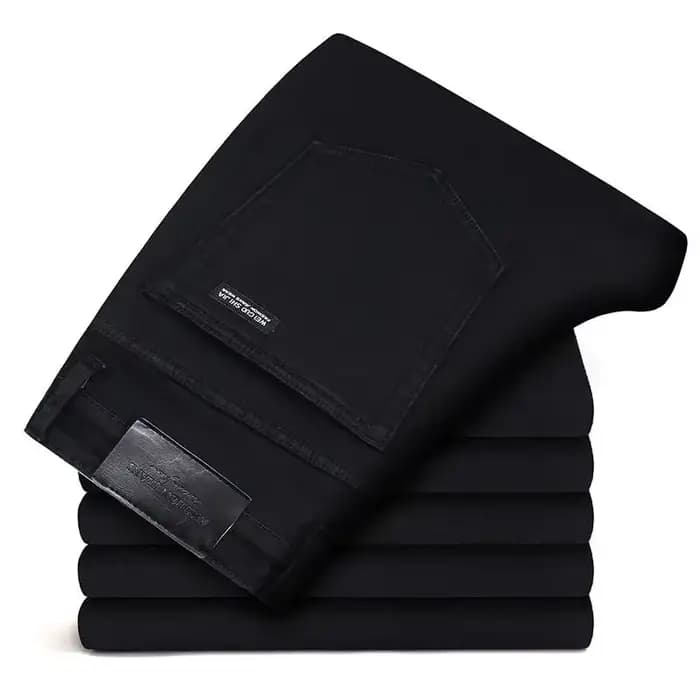 Printemps automne hommes classique marque de mode jean Homme