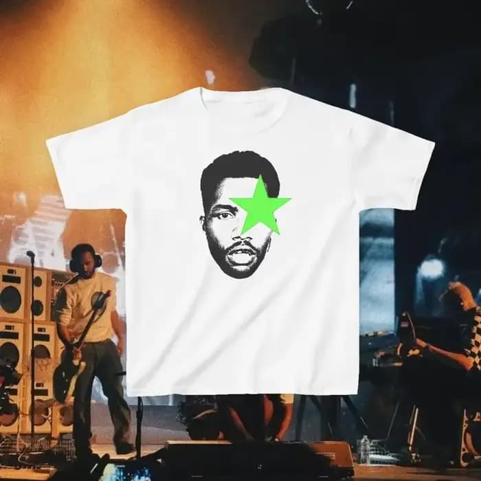 Rappeur Frank rétro graphique t-shirt hommes femmes Hip Hop océan Album vêtements T-Shirts Y2k unisexe blond mode