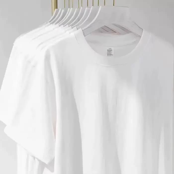 T-shirt blanc surdimensionné pour hommes