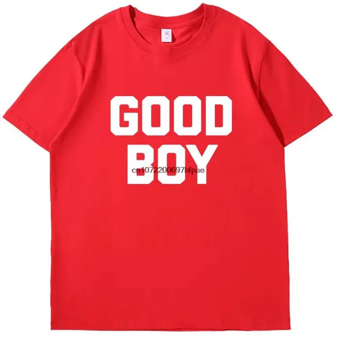 Good Boy T-shirts à manches courtes de haute qualité T-Shirt graphique imprimé été nouveau dans les hauts