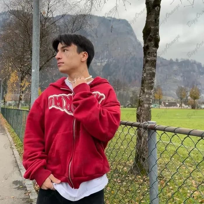 Sweat à capuche Y2k Hip Hop pour hommes et femmes
