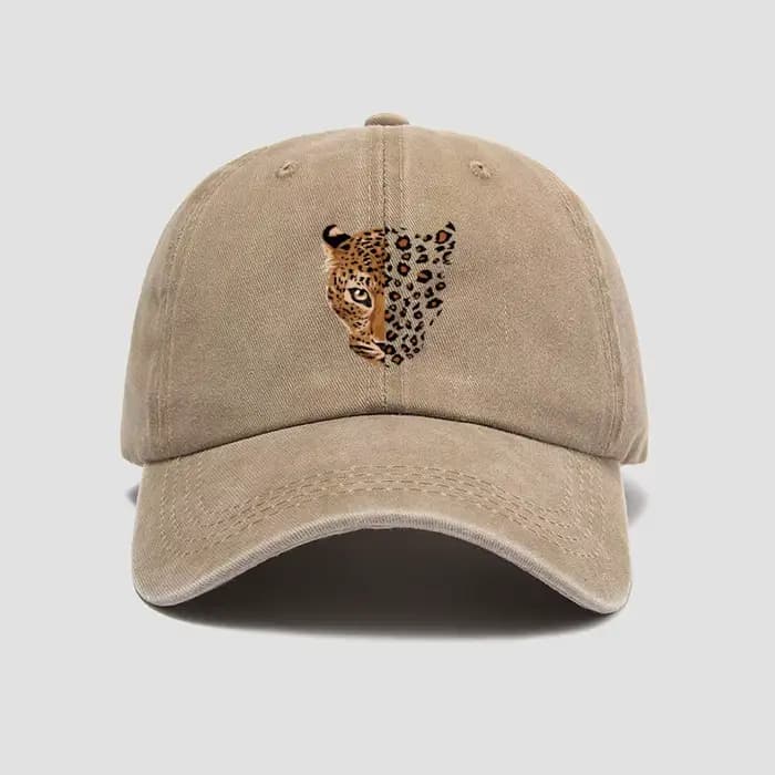 Casquette de baseball à imprimé léopard à la mode – Conception réglable
