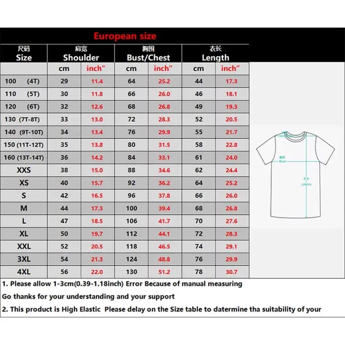 T-shirt manches courtes homme et femme