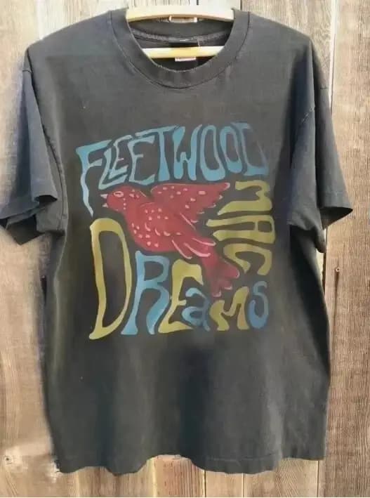 T-shirt pour hommes Fleetwood Mac Harajuku, nouveau t-shirt rétro Fleetwood Mac US Tour