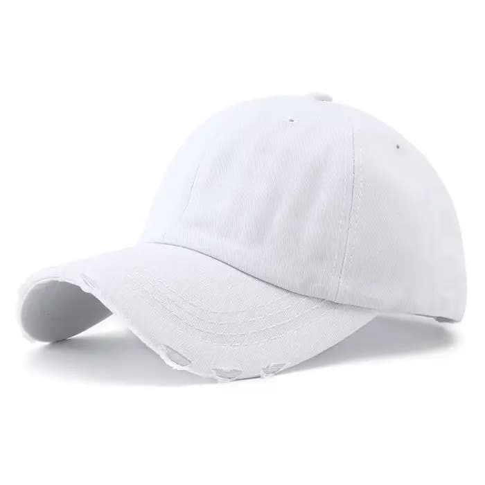 Casquette de Baseball en Denim délavé pour femmes et hommes