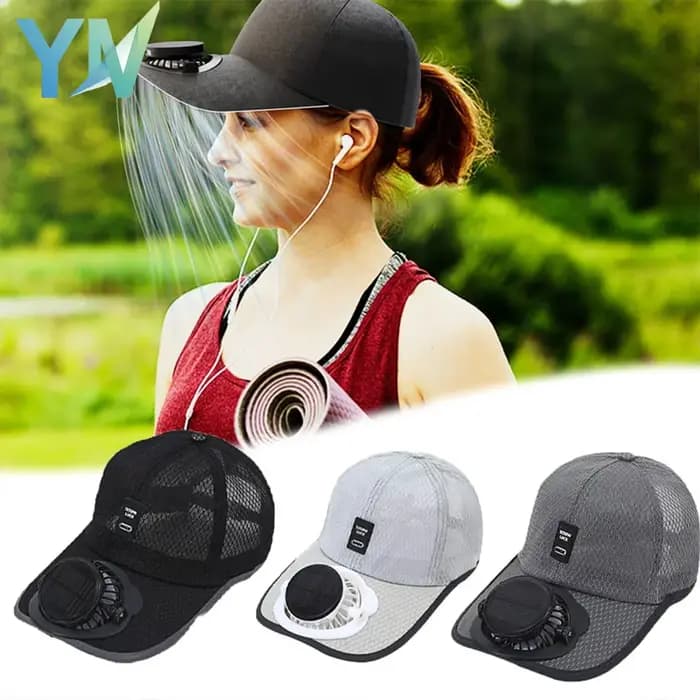 Casquette de baseball solaire pour hommes et femmes