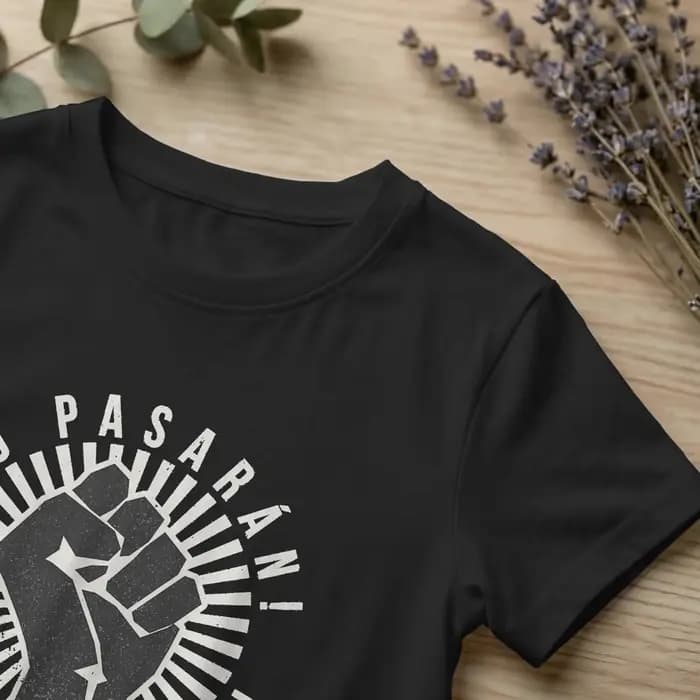 No Pasaran – T-shirts pour hommes avec slogan anti-fasciste
