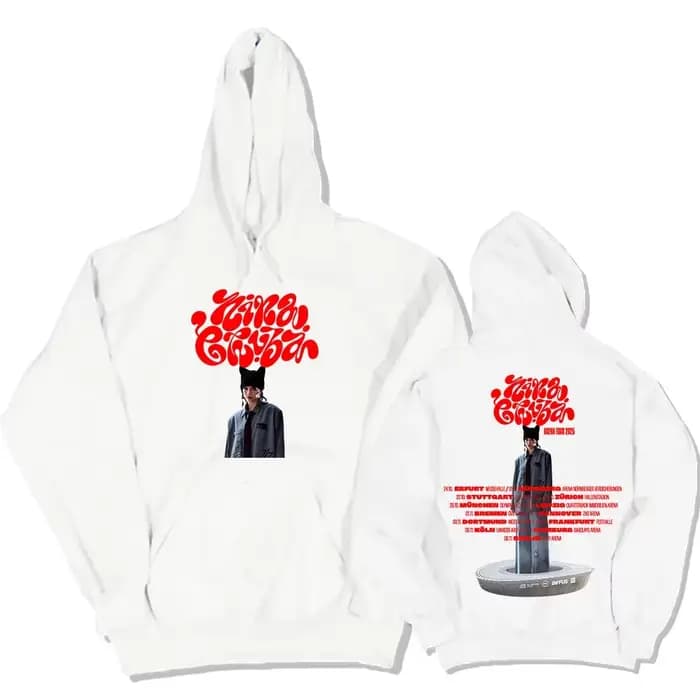 Arena Tour 2025 Nina Chuba sweats à capuche Sudaderas Para Mujer hiver femmes hommes vêtements chanteur impression
