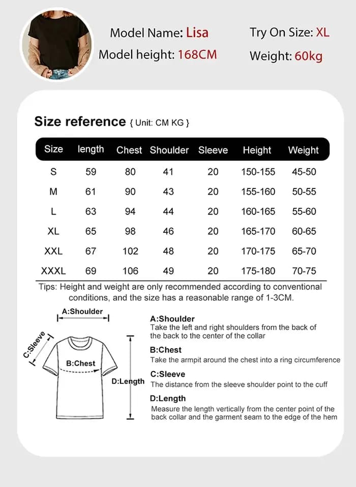 T-shirt décontracté pour femme