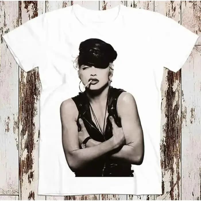 T-shirt Madonna Smoking Super pour hommes