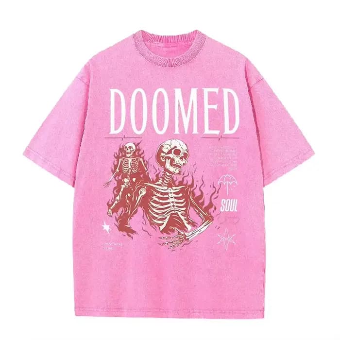 T-shirt en coton délavé vintage de la groupe de rock britannique BMTH Bring Me The Horizon
