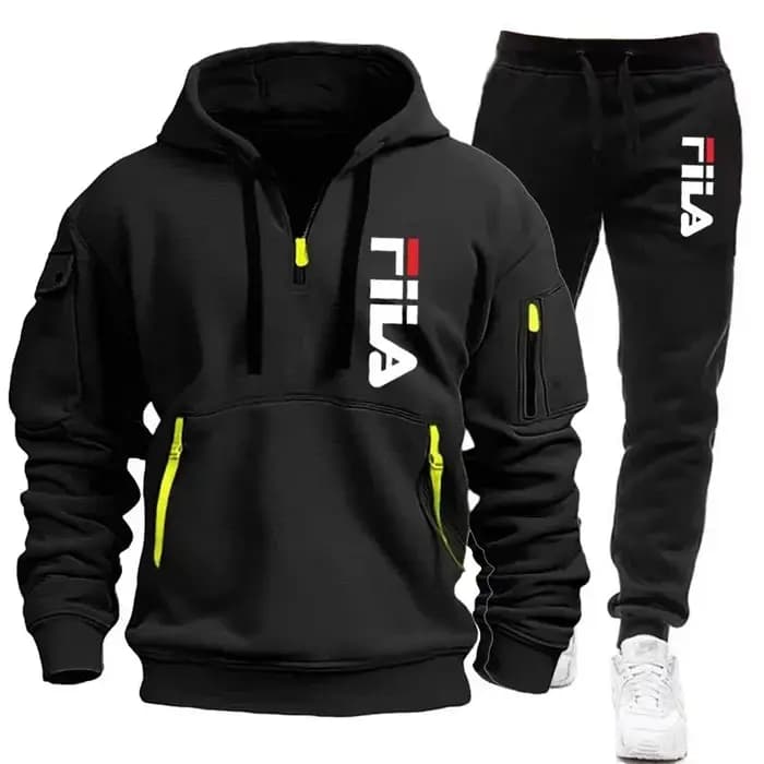 Ensemble de sweat-shirts pour hommes, un ensemble deux pièces comprenant un haut confortable et tend