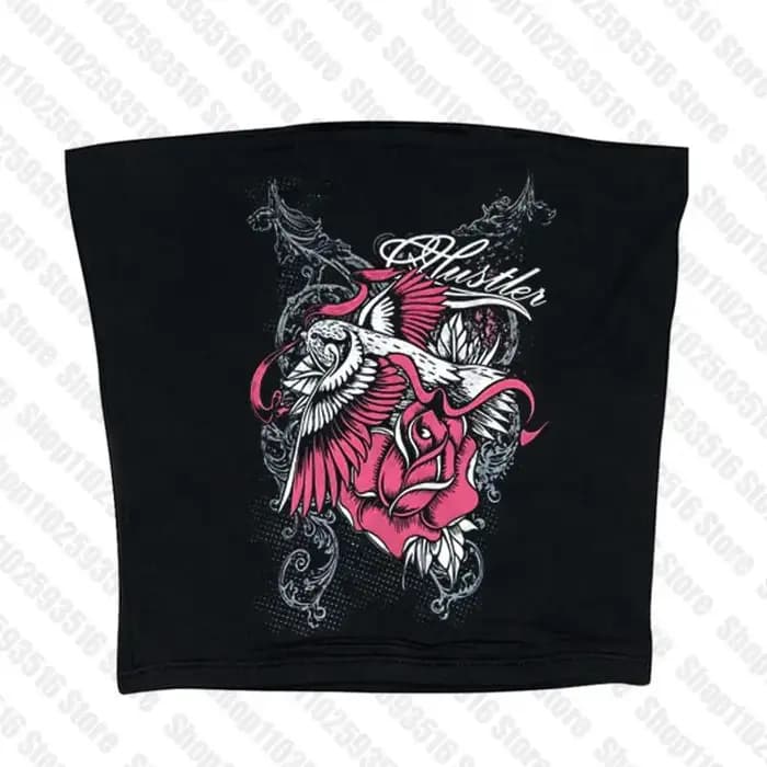 Goth Emo 90s vêtements Vintage femmes recadrée T-shirt 2000s hauts