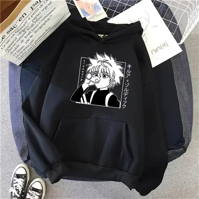 Hunter X Hunter Anime sweat à capuche pour hommes femmes Kurapika Manga sweats polaire automne hiver gothique Harajuku pull à capuche