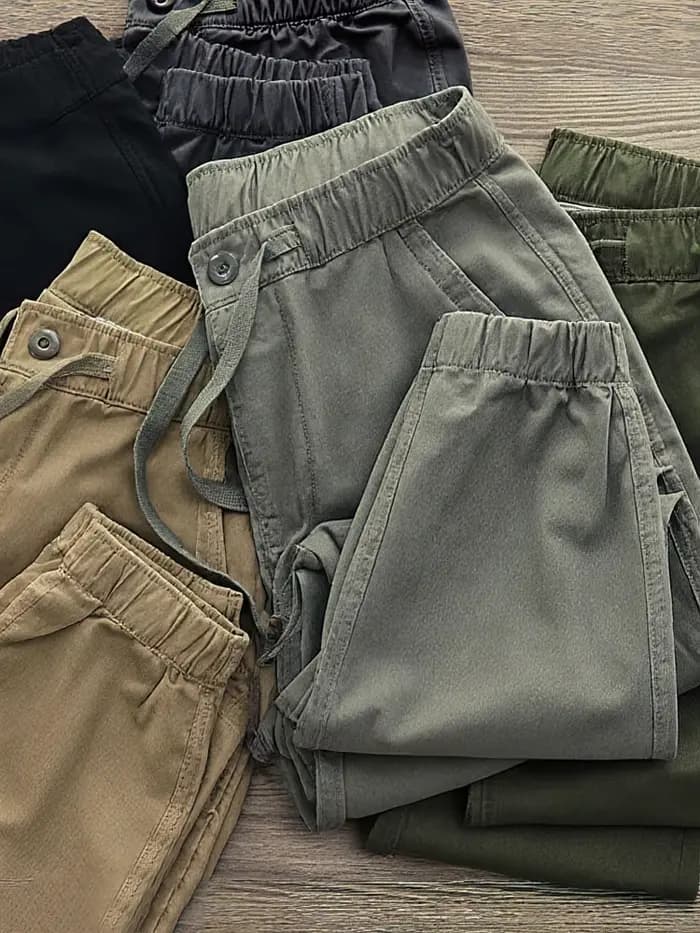 Pantalon de jogging décontracté en coton pour homme