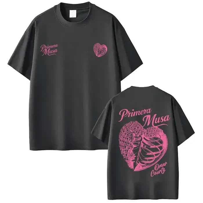 Omar Courtz Primera Musa Album Tour Merch T-shirt hommes femmes Hip Hop mode