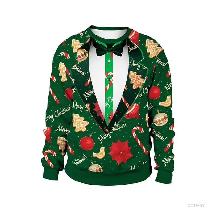 2025 sweat à capuche arbre de noël hommes/femmes haute qualité impression 3D sweats