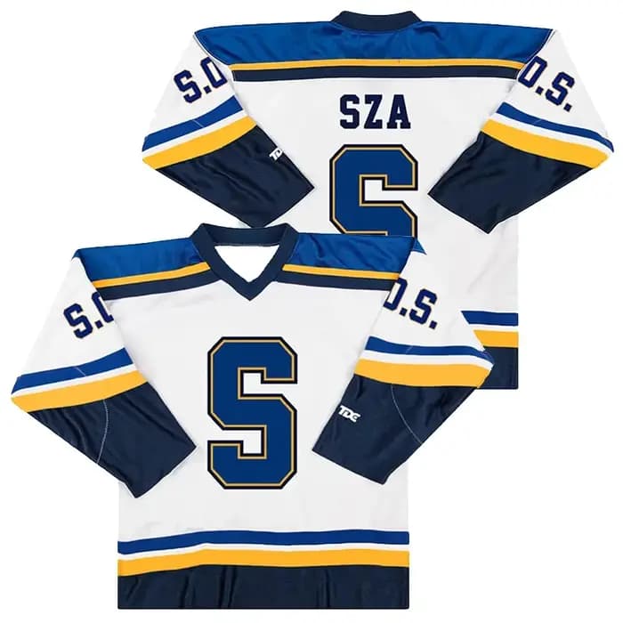 SZA Jersey SOS Blind Nouvel Album Merch 2023 Tour Nord-Américain Unisexe Sweat-shirt à manches longues Chemises