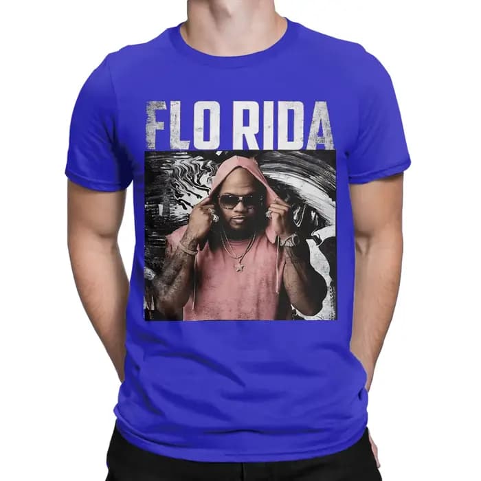 T-shirt surdimensionné Flo Rida 100% coton
