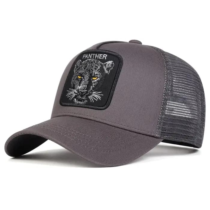 Casquettes de baseball unisexes avec broderie PANTHER, chapeaux décontractés ajustables pour le printemps et l'été, chapeau de protection solaire, casquette de sport