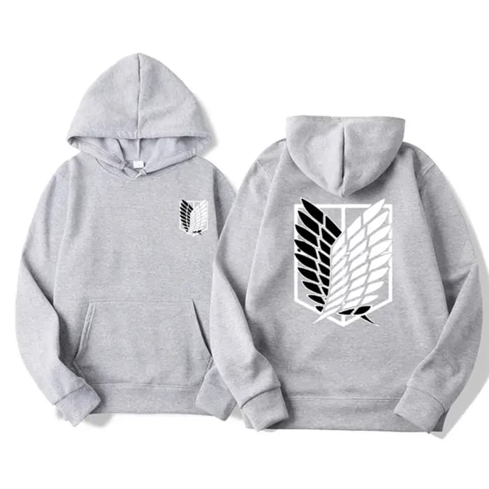 Sweat-Shirt à Capuche Attaque des Titans pour Homme et Femme
