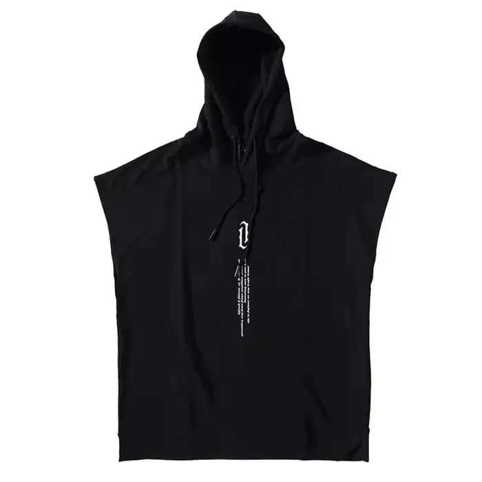 T-Shirt en Coton Noir pour Homme, Vêtement Technique, Hip Hop, Précieux, Été, 2024