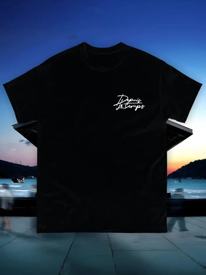 T-shirt imprimé du rappeur français Bouss