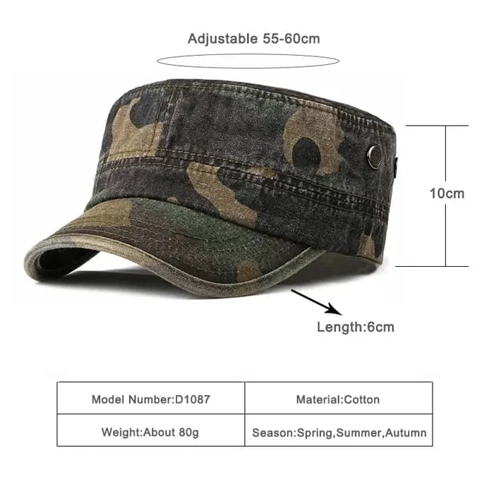 Chapeaux de Camouflage Vintage pour hommes et femmes