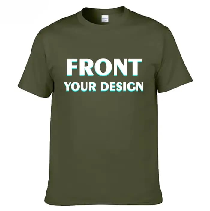 Personnalisé votre propre conception impression T-shirt coton hommes surdimensionné