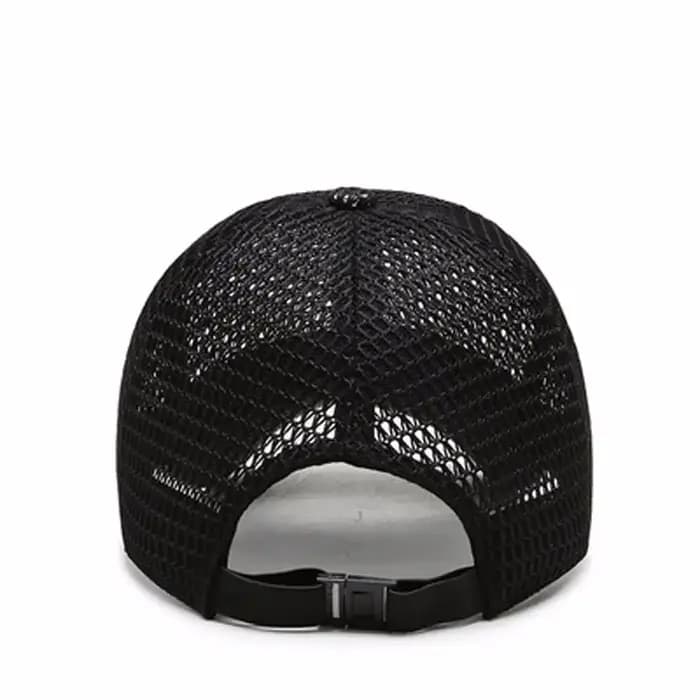 Casquettes de baseball unisexes réglables noires pour l'été