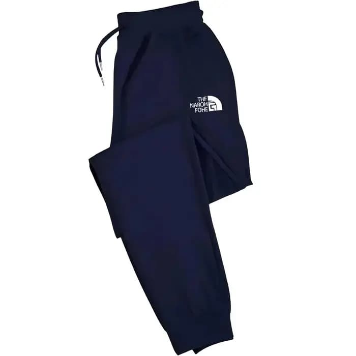 Pantalon de jogging décontracté pour homme avec taille élastique à cordon de serrage et chevilles à