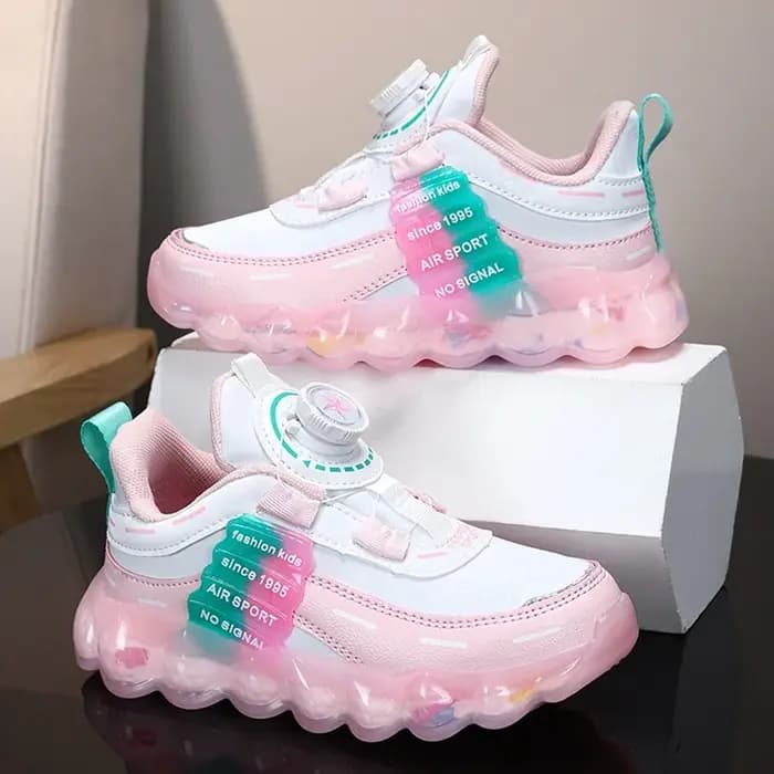 Baskets antidérapantes en cuir pour enfants de 5 à 16 ans