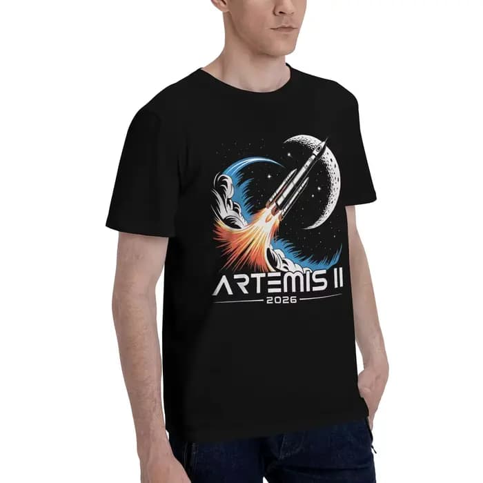 T-shirt Artemis II Mission To The Moon 2026