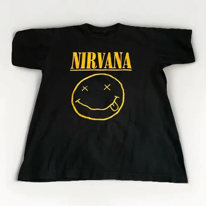 T-Shirt du groupe Nirvana en coton pour hommes et femmes, Streetwear d'été
