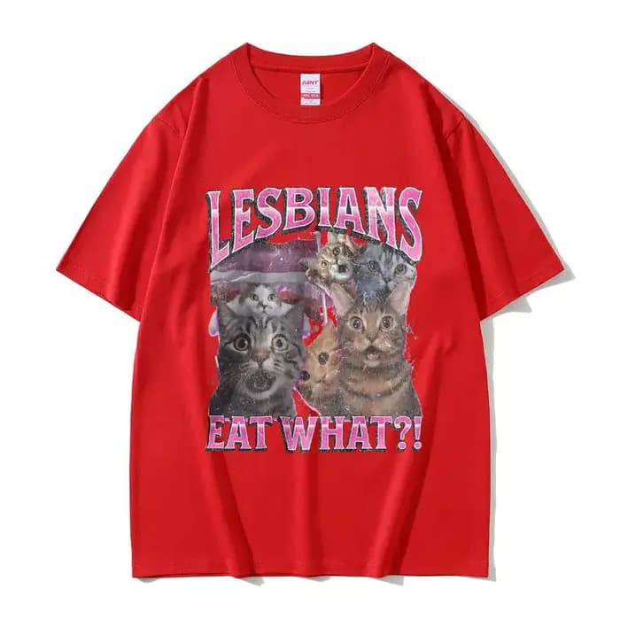 T-shirt unisexe « Lesbiennes mangeront ce qu'elles veulent » – Nouveau