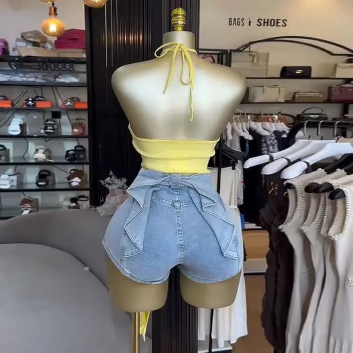 Chemise pour femmes, col licou