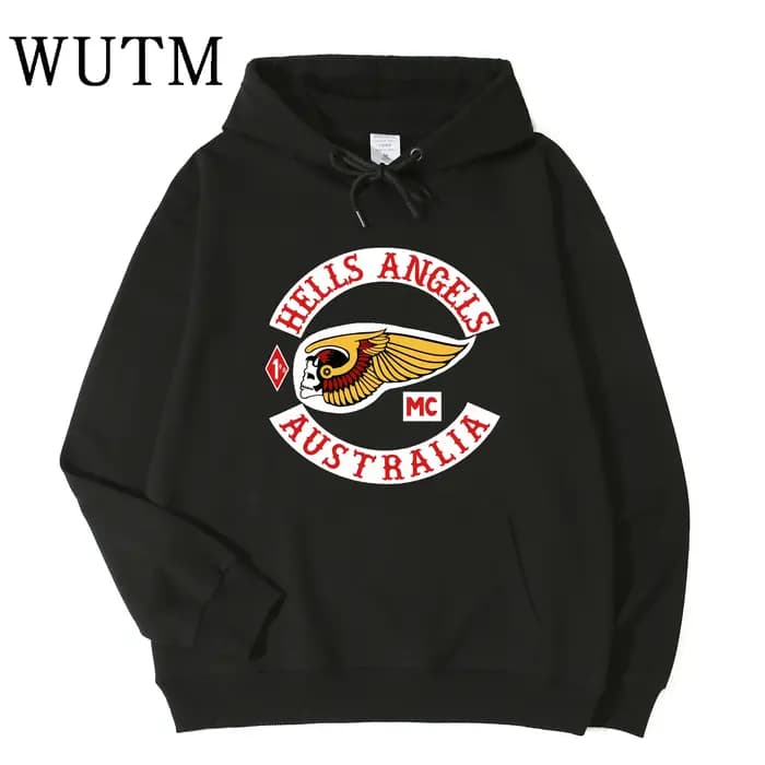 Hells Angels Australie Sweat à capuche unisexe pour homme et femme