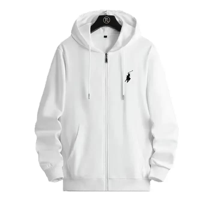 Ensemble de sweat-shirt pour homme RL avec logo brodé et fermeture éclair