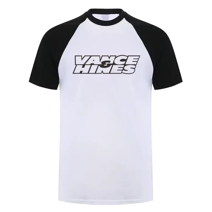 Vance et Hines T Shirt d'été Hommes Coton à manches courtes