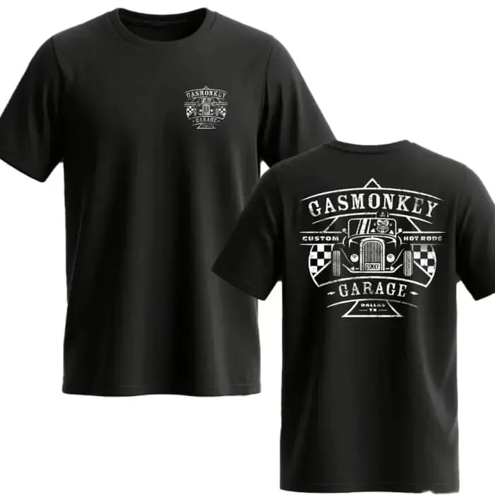 T-shirt double face Amazing Essential Gas Monkeys Garage pour homme