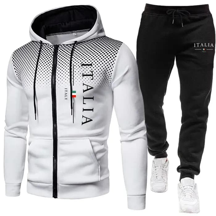 Tenues de sport populaires pour hommes automne/hiver, ensembles de jogging sportifs décontractés urbains, vêtements d'entraînement quotidiens pour hommes