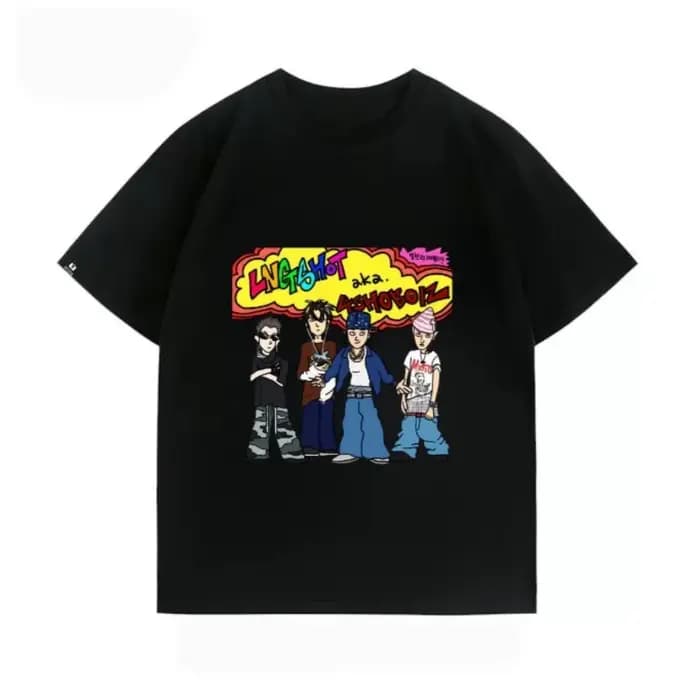 T-shirt graphique KPOP LNGSHOT Louis