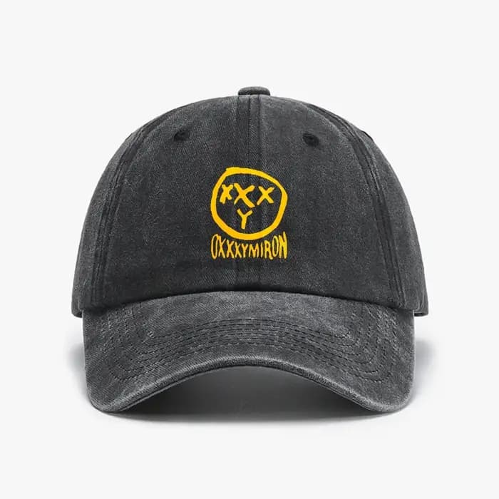 Casquette de baseball oxxxymiron, style vintage, en denim délavé, pour hommes et femmes, casquettes