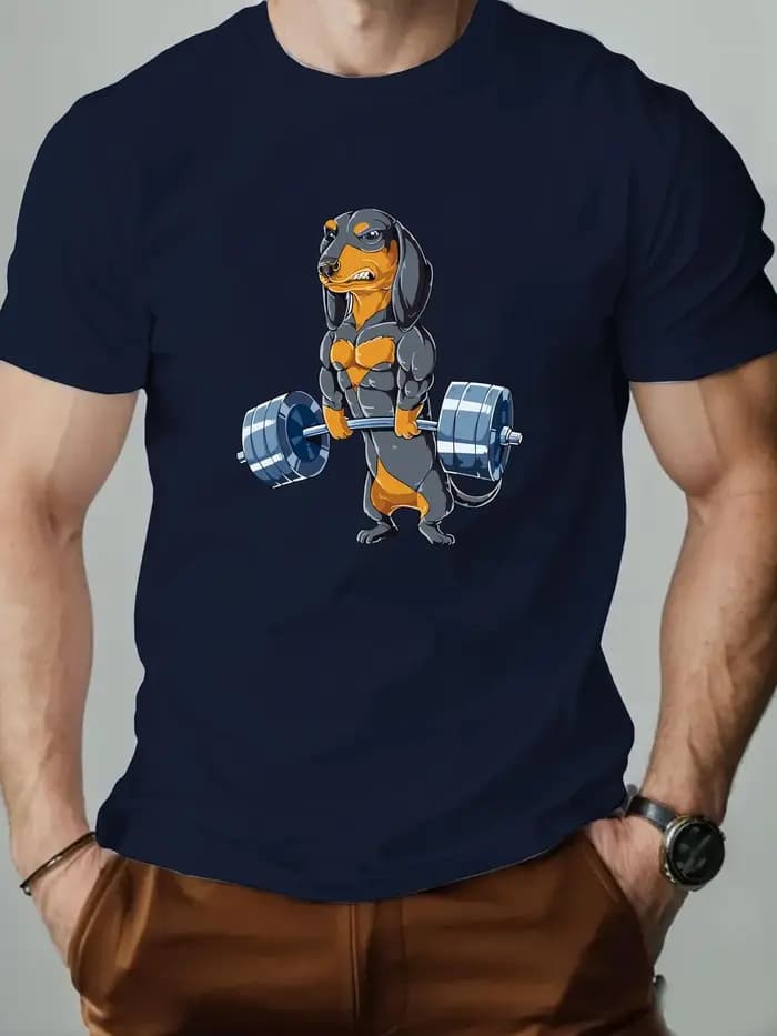 T-Shirt de sport 100% coton pour hommes